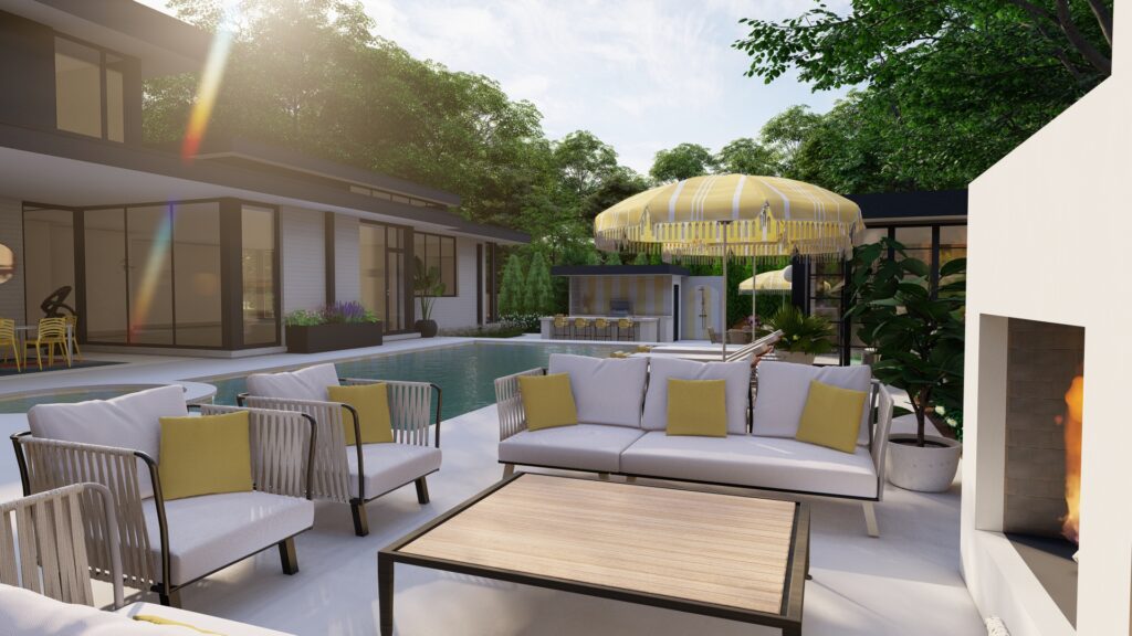 Outdoor Fireplace Patio